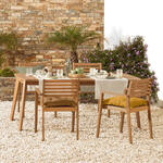 Kave Home Uitschuifbare Tuintafel Hanzel 183-240 x 100cm - Naturel