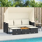 Kave Home Uitschuifbare Tuintafel 'Zaltana' 140 - 200 x 90cm, kleur Mat Bruin