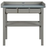 Esschert Design tuinwerktafel grijs cf29g
