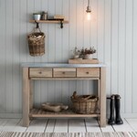 Esschert Design tuinwerktafel met lades (wit) CF29W