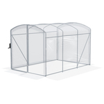 Outsunny Tunnelkas, ruime kweekruimte, UV-bestendige folie, sterk verzinkt stalen frame, 3 x 2 x 2 m, ideaal voor planten | Aosom.nl