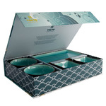Zwart/Turquoise Sushiset - Glassy Turquoise - Set van 8 stuks