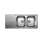 Spoelbak Uitstortgootsteen Blanco Dinas 1.5B 100x50cm RVS