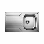 Spoelbak Uitstortgootsteen Blanco Dinas 2B 116x50cm RVS