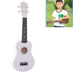HM100 21 inch Basswood Ukulele kinderen verlichting muziekinstrument (wit)