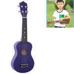 HM100 21 inch Basswood Ukulele kinderen verlichting muziekinstrument (paars)