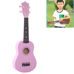 HM100 21 inch Basswood Ukulele kinderen verlichting muziekinstrument (roze)