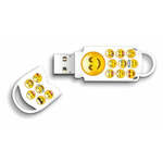 Usb stick 2.0 philips vivid edition 16gb blauw