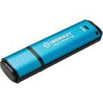 iStorage datAshur® PRO USB-stick 64 GB USB 3.0 Blauw IS-FL-DA3-256-64
