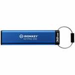 Kingston IronKey Keypad 200 USB-stick Retail 32 GB Blauw IKKP200/32GB USB-A 3.2 Gen 1