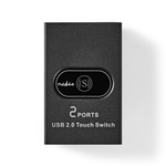 Nedis CSWI6002BK 2-port Usb Switch Black