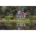 Luxe 16 persoons groepsblokhut met 4 tiny houses nabij Lemmer