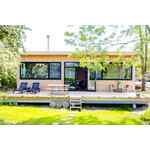 6 Persoons chalet direct aan het water gelegen op een vakantiepark in Friesland