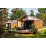 Mooi 12 persoons vakantiehuis midden in het bos in Drenthe met hottub