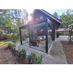 Luxe 8-persoons vakantiehuis met hottub en sauna in het bos in Norg, Drenthe