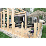 Knus 6 persoons chalet op Vakantiepark Baalse Hei in het Belgische Turnhout.