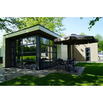 Mooi vier persoons chalet op een recreatiepark in Noord Brabant