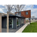 Luxe 4 persoons vakantiehuis op palen met bubbelbad in Uden, Noord Brabant