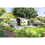 Luxe familie eco-lodge met hottub voor 6 personen op park op de Utrechtse Heuvelrug