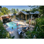2 persoons lodge met hottub in de tuin op de Thijmse Berg in Rhenen