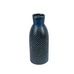 Vaas porselein H26.5cm blauw