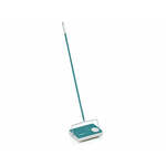 Leifheit tapijtveger regulus turquoise en wit 11700