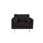X-lounge fauteuil velours offwhite.