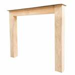 X-poot massief eiken 82 bij 8 cm en hoogte 73 cm (8 x 8 cm)