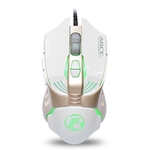 iMICE V5 USB 7 knoppen 4000 DPI Wired optische kleurrijke Backlight Gaming muis voor Computer PC Laptop (zwart)