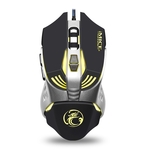 iMICE V5 USB 7-knoppen 4000 DPI Wired optische kleurrijke achtergrondverlichting gaming muis voor computer PC laptop (wit)