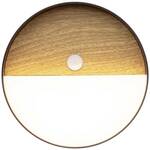 ECO-Light MEG + PIR 9490-Q-PIR GR LED-wandlamp met bewegingsmelder LED vast ingebouwd 5 W LED Antraciet