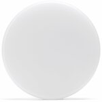 LED Plafondlamp - Badkamerlamp - Aigi Cely - 24W - Natuurlijk Wit 4000K - IP54 Vochtbestendig - Opbouw - Rond - Mat Wit - Aluminium