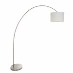 Steinhauer Vloerlamp Sparkled light 8129 zwart kap gouden velours