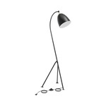 Steinhauer Vloerlamp Sparkled light 8127 zwart kap groene velours