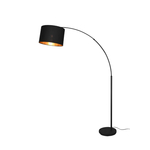 Steinhauer Rotan booglamp Sparkled zwart 7508ZW
