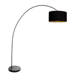 Steinhauer Wand booglamp Sparkled RVS met blauw 8246ST