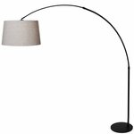 Steinhauer Booglamp Sparkled Light zwart 3965ZW