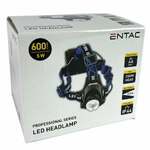 Enzo Entac LED hoofdlamp zoom 5W aluminium zwart 4xAA - 5700310
