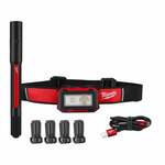 Milwaukee IR HL450PL250 USB Oplaadbare Hoofdlamp & Penlight - 4933492104