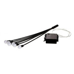 Kerstverlichting ophanghaakjes zuignappen - 12x stuks - 3 cm