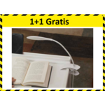 XEMM Klemlamp - LED Flexibel Dimbaar - Leeslamp - Wit 1+1 Gratis