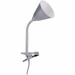 LED Klemlamp - Trion Vipa - 3W - Warm Wit 3000K - Glans Titaan - Kunststof