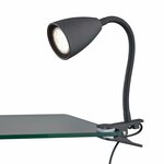 Brilliant Hobby 10802/06 Klemlamp LED E27 40 W Zwart