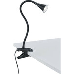 LED Klemlamp - Aigi Wony - E27 Fitting - Flexibele Arm - Rond - Glans Rood