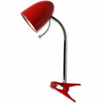 LED Klemlamp - Trion Fexy - E14 Fitting - Glans Zwart - Kunststof