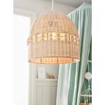Rotan lampenkap wolk goudbeige