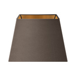 Ronde lampenkap - 32x32x24 - Lichtgrijs - Velvet