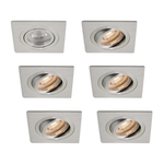 Inbouw LED-spot 3 Stuks Sanimex Njoy IP44 Dimbaar 6W 430 Lumen Zwart Sanimex