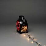 Konstsmide 3842-100 Lichtketting Buiten Energielabel: E (A - G) werkt op het lichtnet Aantal lampen 200 LED Warmwit Verlichte lengte: 4.38 m Haspel