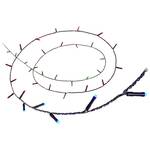 Konstsmide 2393-800 Party-lichtketting Buiten Energielabel: F (A - G) werkt op het lichtnet Aantal lampen 10 LED Barnsteen Verlichte lengte: 4.5 m